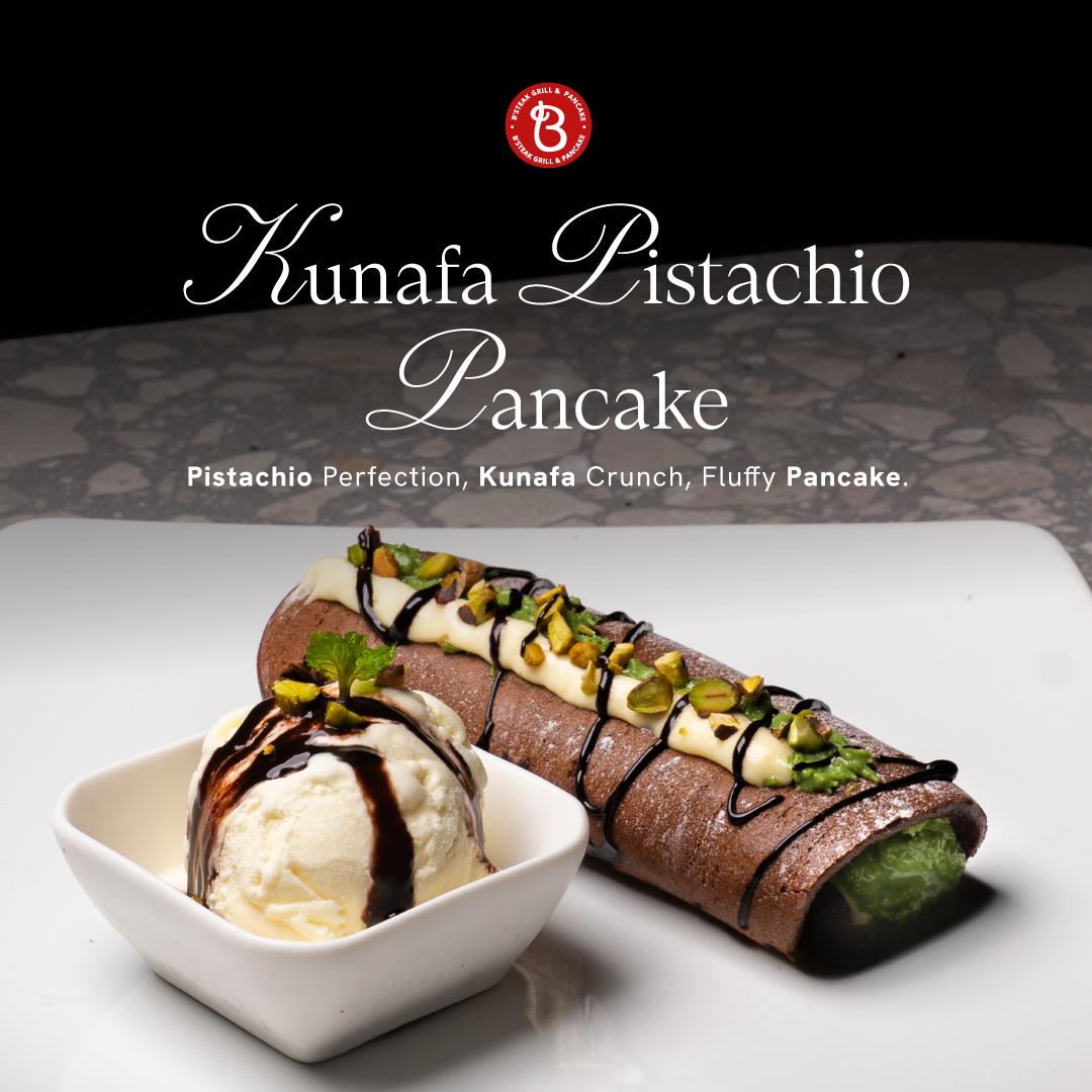 Kunafa Pistachio Pancake